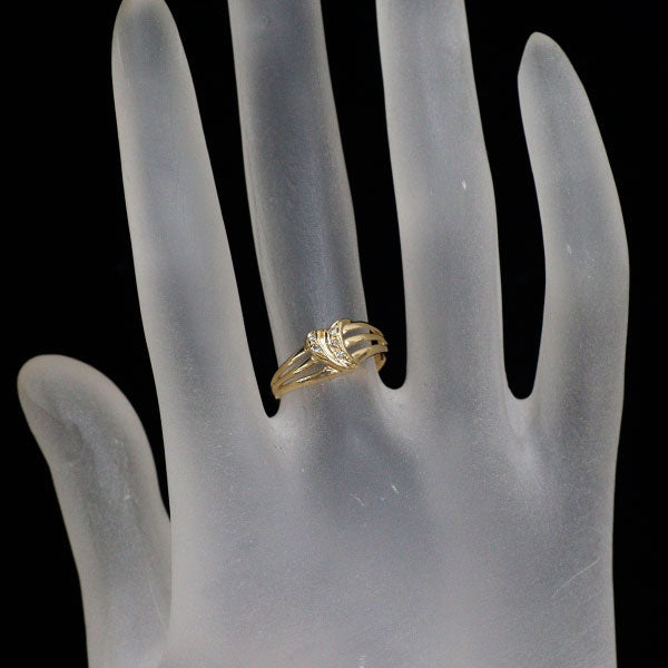 K18YG ダイヤモンド リング 0.03ct