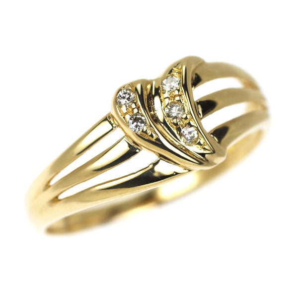K18YG ダイヤモンド リング 0.03ct
