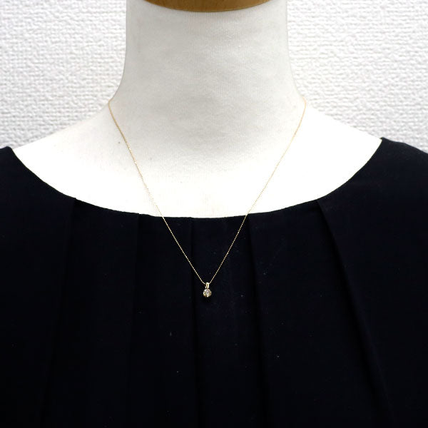 K18YG ダイヤモンド ペンダントネックレス 0.30ct