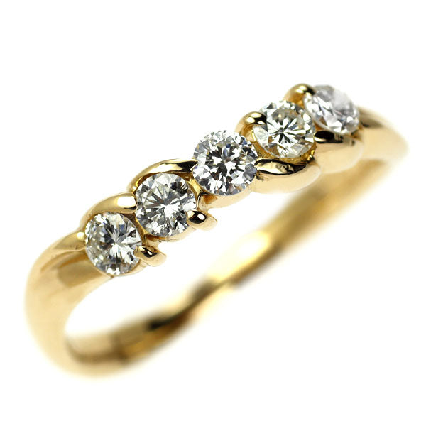 K18YG ダイヤモンド リング 0.405ct