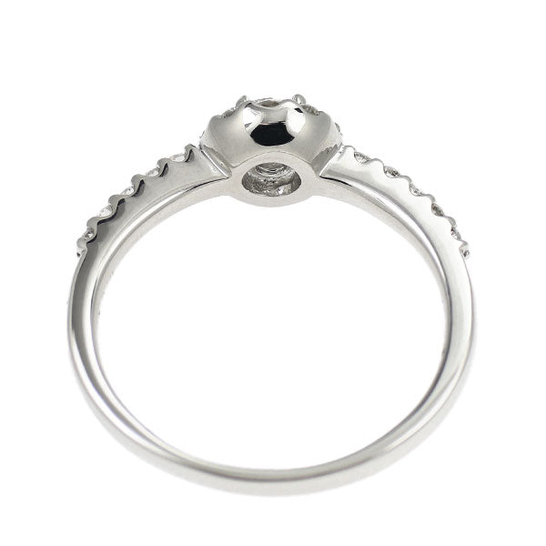 K18WG ローズカット ダイヤモンド リング 0.10ct D0.40ct