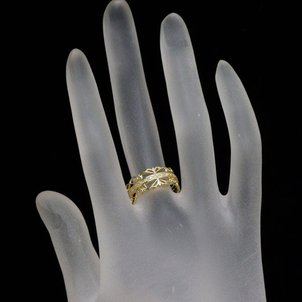 K18YG ダイヤモンド リング 0.08ct