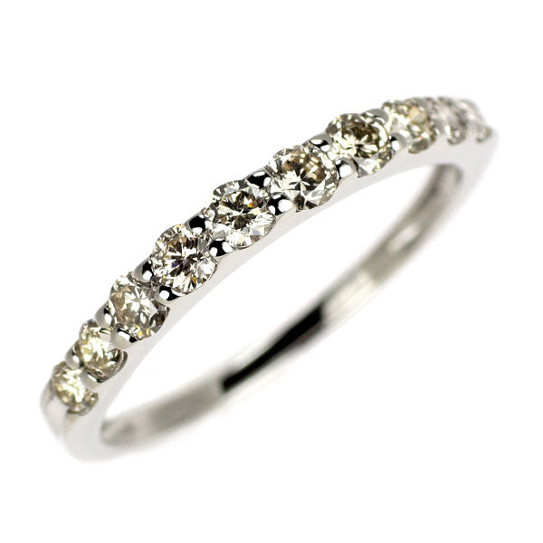 Pt900 ダイヤモンド リング 0.50ct ハーフエタニティ