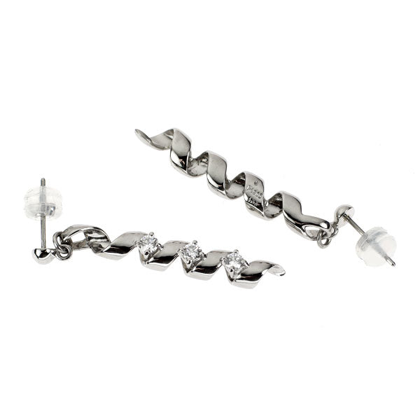 Pt900 ダイヤモンド ピアス 0.44ct