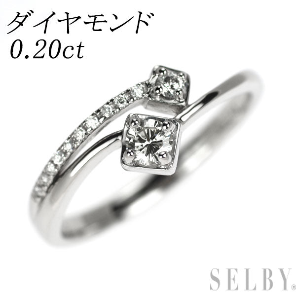 Pt900 ダイヤモンド リング 0.20ct