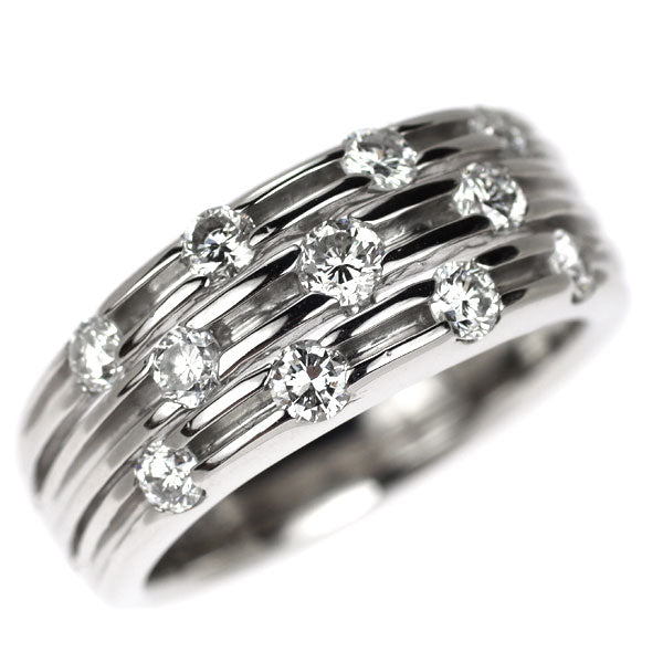 Pt900 ダイヤモンド リング 0.74ct