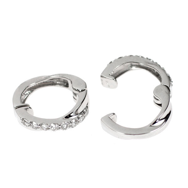 Pt900 ダイヤモンド イヤリング 0.30ct フープ
