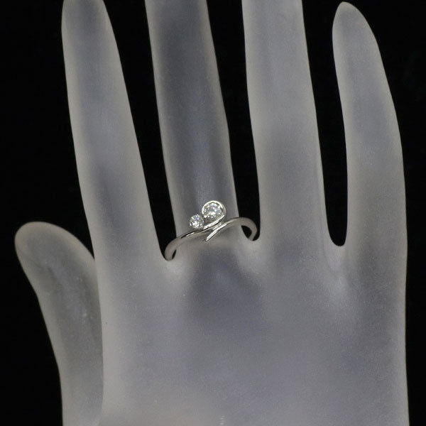 フォーエバーマーク Pt900 ダイヤモンド リング 0.16ct D0.097ct