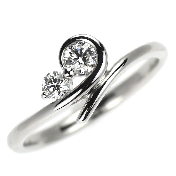フォーエバーマーク Pt900 ダイヤモンド リング 0.16ct D0.097ct