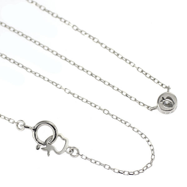 K10WG ダイヤモンド ペンダントネックレス 0.08ct