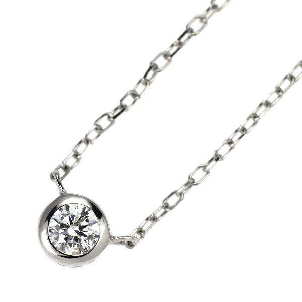 K10WG ダイヤモンド ペンダントネックレス 0.08ct