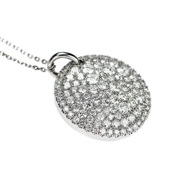 Pt900/Pt850 ダイヤモンド ペンダントネックレス 3.00ct パヴェ
