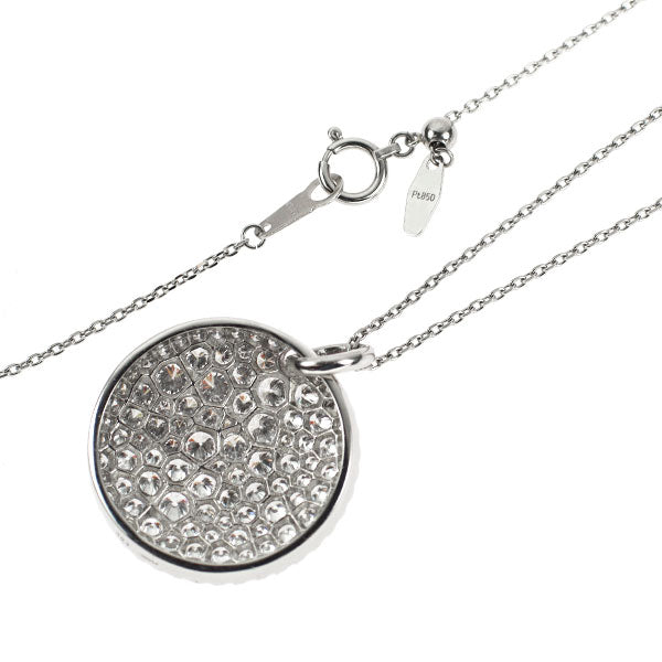 Pt900/Pt850 ダイヤモンド ペンダントネックレス 3.00ct パヴェ