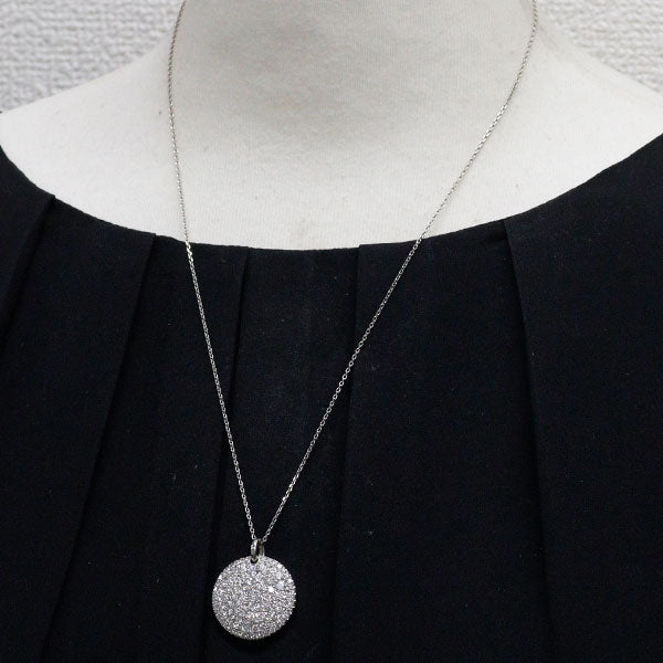 Pt900/Pt850 ダイヤモンド ペンダントネックレス 3.00ct パヴェ