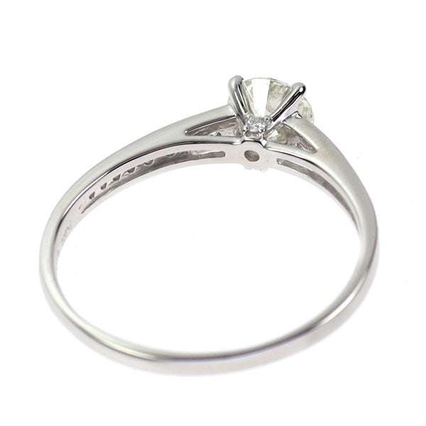 Pt900 ダイヤモンド リング 1.022ct D0.24ct
