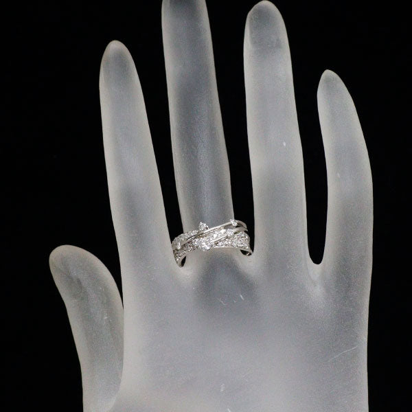 K18WG ダイヤモンド リング 0.73ct