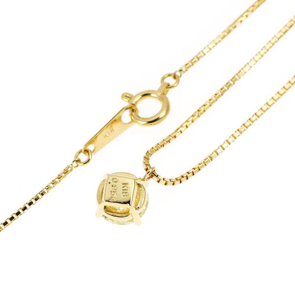 K18YG ダイヤモンド ペンダントネックレス 0.954ct
