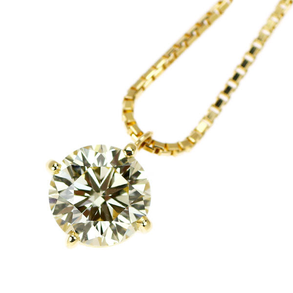 K18YG ダイヤモンド ペンダントネックレス 0.954ct