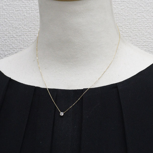 ヴァンドーム青山 K18YG ダイヤモンド ペンダントネックレス 0.254ct