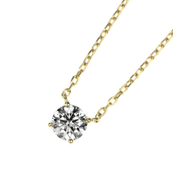 ヴァンドーム青山 K18YG ダイヤモンド ペンダントネックレス 0.254ct