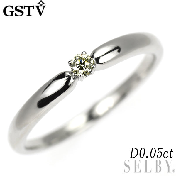 GSTV Pt950 ダイヤモンド リング 0.05ct