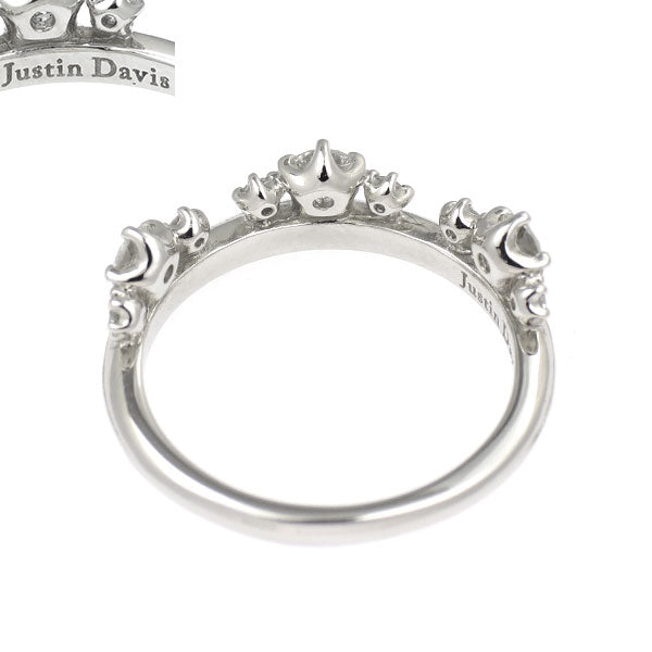 ジャスティンデイビス Pt900 ダイヤモンド リング 0.40ct