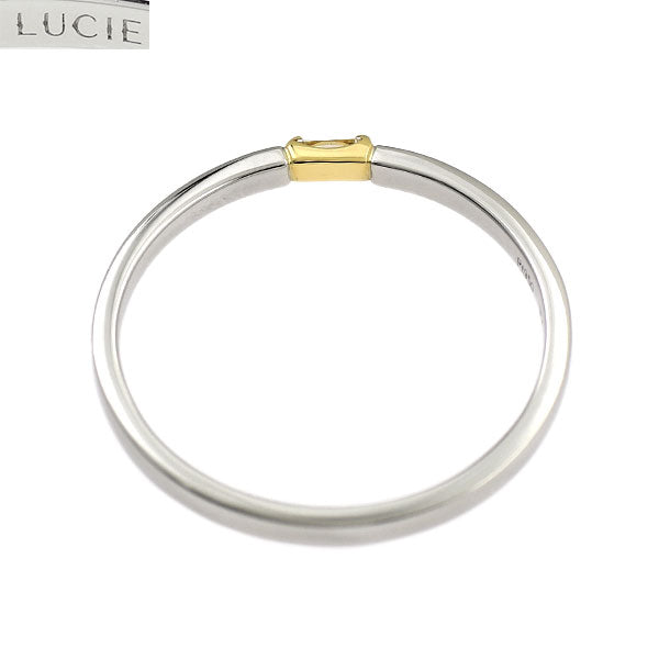 LUCIE/ルシエ Pt950/ K18YG ダイヤモンド リング