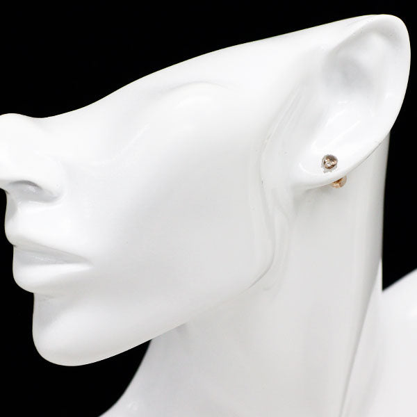 ケイウノ/ディズニー K18PG ダイヤモンド ピアス 0.04ct ミッキーマウス