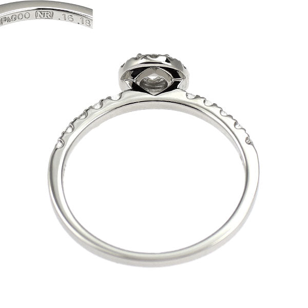ニナリッチ Pt900 ダイヤモンド リング 0.16ct D0.18ct
