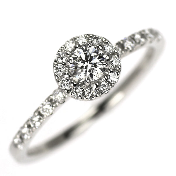 ニナリッチ Pt900 ダイヤモンド リング 0.16ct D0.18ct