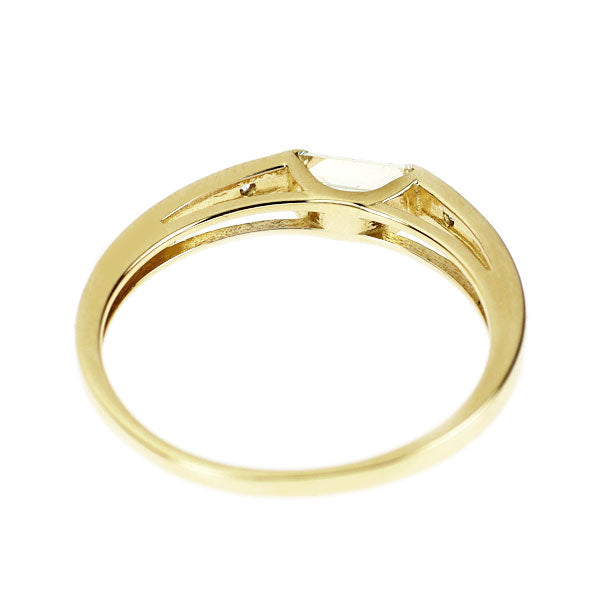 K18YG ダイヤモンド リング 0.25ct