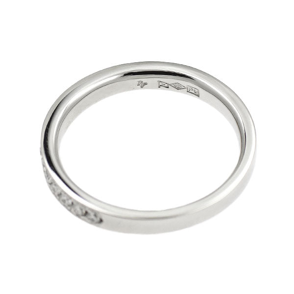 ポンテヴェキオ Pt999 ダイヤモンド リング 0.18ct ハーフエタニティ