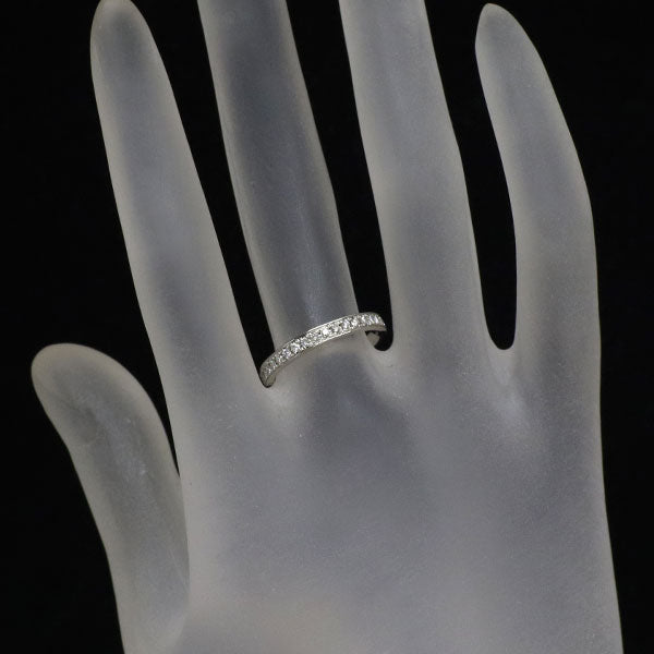 ポンテヴェキオ Pt999 ダイヤモンド リング 0.18ct ハーフエタニティ