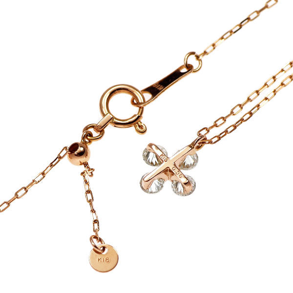 K18PG ダイヤモンド ペンダントネックレス 0.30ct