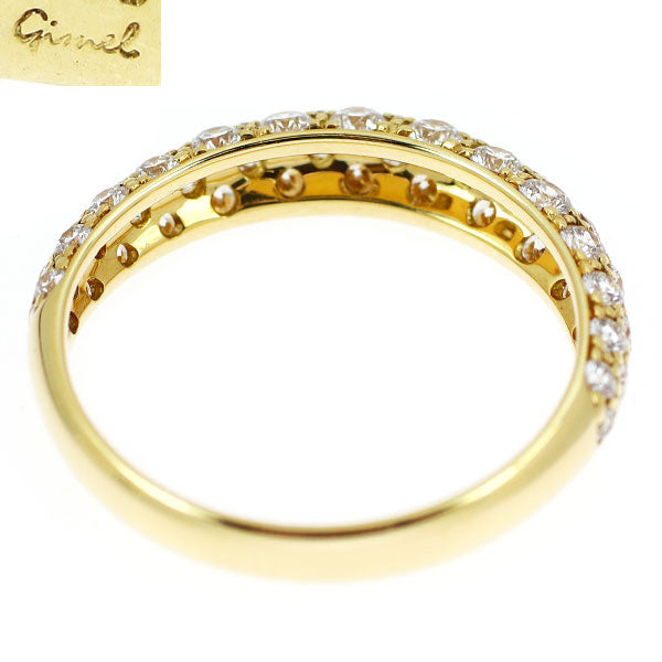 ギメル K18YG ダイヤモンド リング 1.052ct
