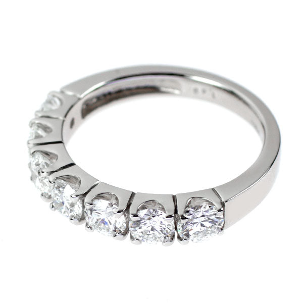 新品 Pt950 最高級ダイヤモンド リング 1.43ct D IF 3EX ハーフエタニティ【エスコレ】
