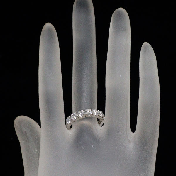 新品 Pt950 最高級ダイヤモンド リング 1.43ct D IF 3EX ハーフエタニティ【エスコレ】