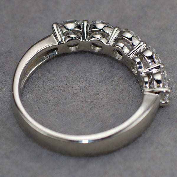 新品 Pt950 全石GIA鑑定書付 最高級ダイヤモンド リング 1.50ct D IF 3EX 究極のエタニティ【エスコレ】