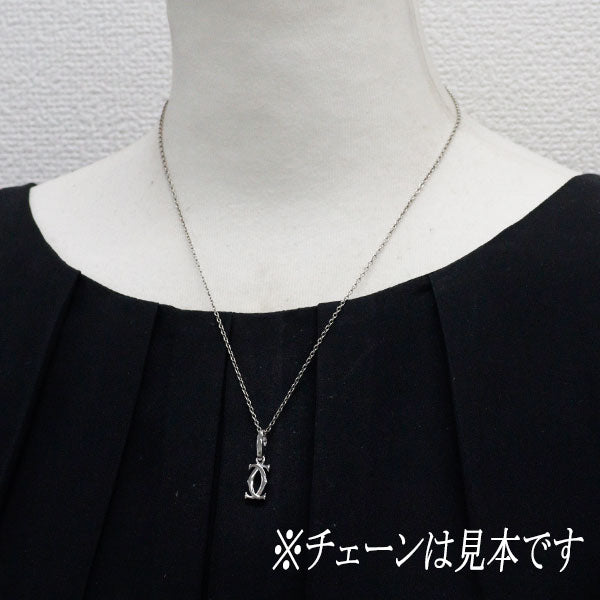 カルティエ K18WG ペンダントトップ 兼チャーム 2C