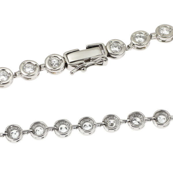 Pt850 ダイヤモンド テニス ブレスレット 2.01ct