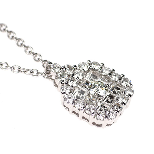 K18WG ダイヤモンド ペンダントネックレス 2.61ct