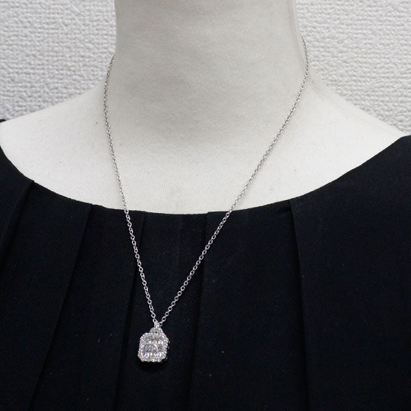 K18WG ダイヤモンド ペンダントネックレス 2.61ct