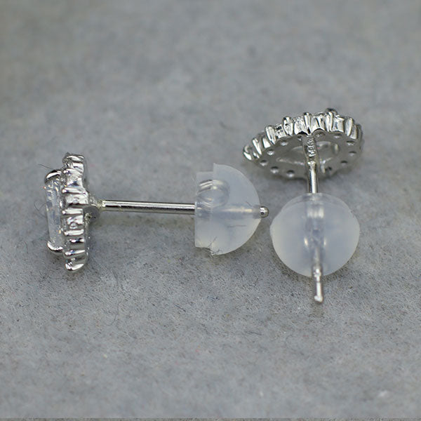 新品 Pt900/ Pt950 希少ファンシーホワイトダイヤモンド ピアス 0.283ct FW I1 D0.16ct 希少石 レアストーン【エスコレ】