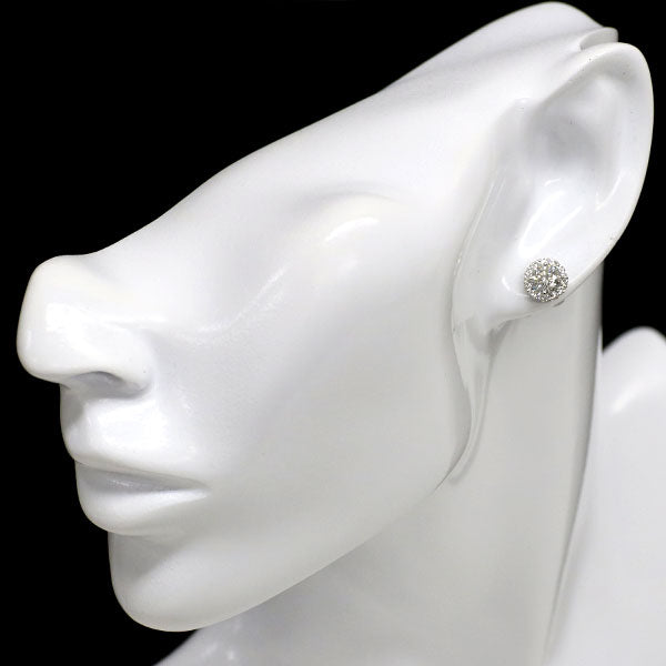 新品 Pt900/ Pt950 ダイヤモンド ピアス 1.416ct G SI1/SI2 G D0.34ct スタッド【エスコレ】