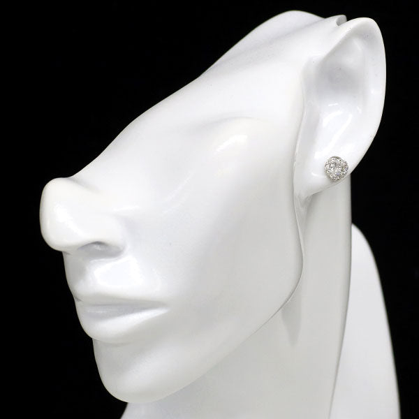 新品 Pt950/ Pt900 ハートシェイプ ダイヤモンド ピアス 0.564ct F SI1 D0.20ct スタッド【エスコレ】