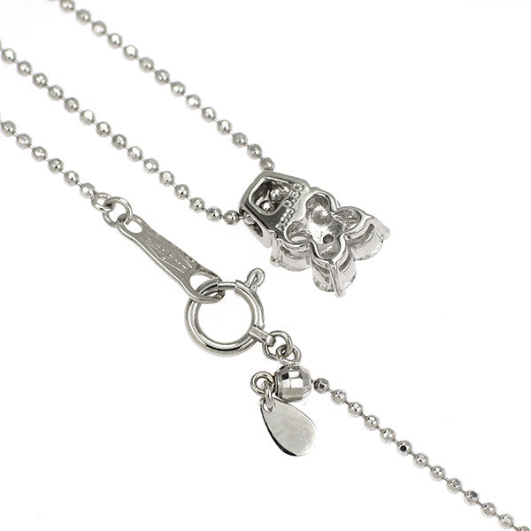 Pt900/ Pt850 ダイヤモンド ペンダントネックレス 0.50ct  フラワー
