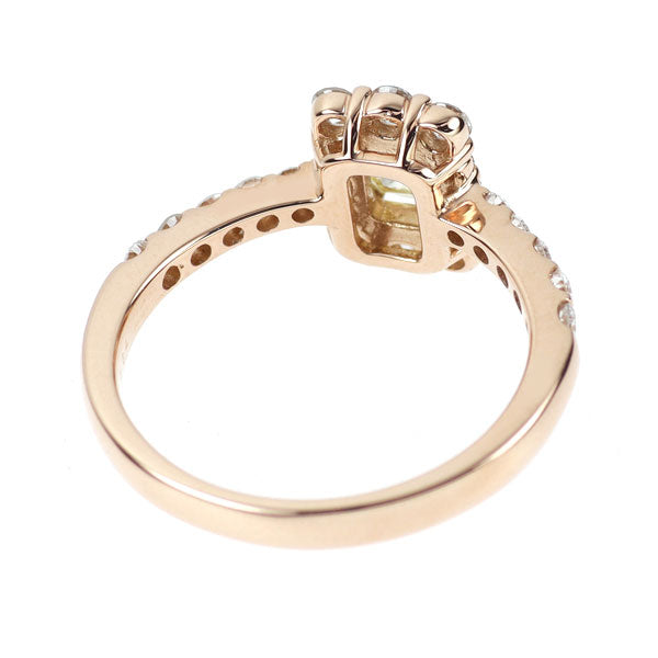 K18PG ダイヤモンド リング 0.598ct D0.54ct