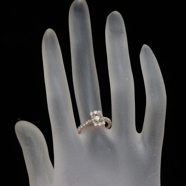 K18PG ダイヤモンド リング 0.598ct D0.54ct