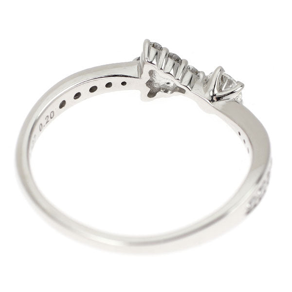 K18WG ダイヤモンド リング 0.127ct D0.20ct