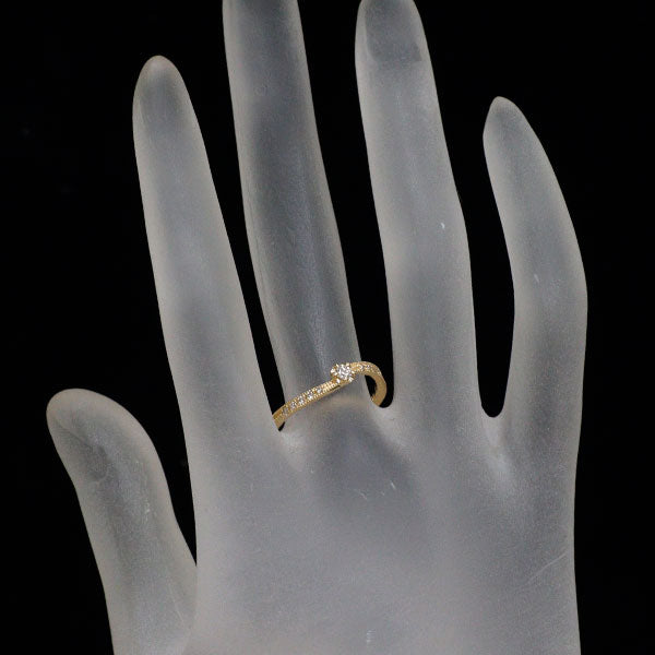 wish upon a star K18YG ダイヤモンド リング 0.06ct D0.07ct